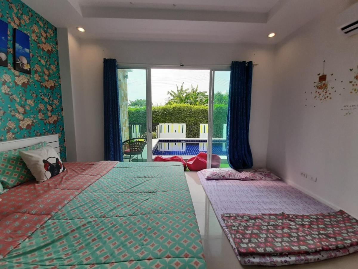 บ้านเขมิกา พูลวิลล่า หัวหิน พัก 4-15 คน คาราโอเกะ ปาตี้ ปิ้งย่าง Extérieur photo